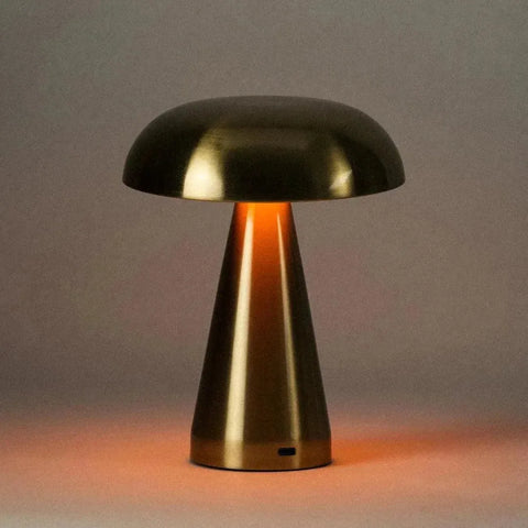 Portable Metal Touch Lamp | Brassy Gold | US-Dennis Did It