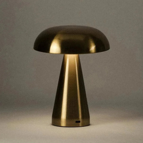 Portable Metal Touch Lamp | Brassy Gold | US-Dennis Did It