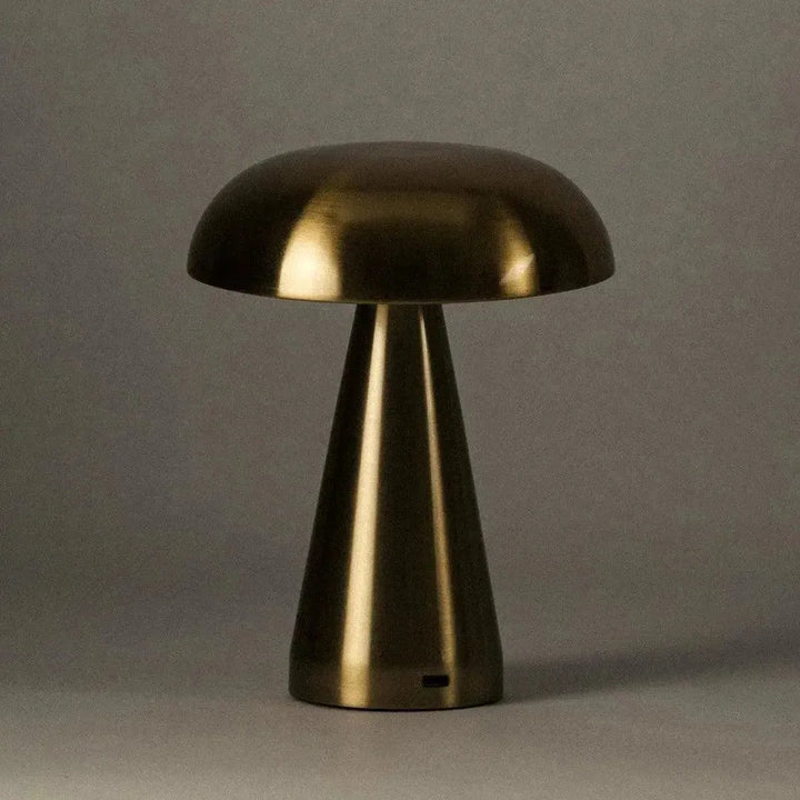 Portable Metal Touch Lamp | Brassy Gold-Dennis Did It