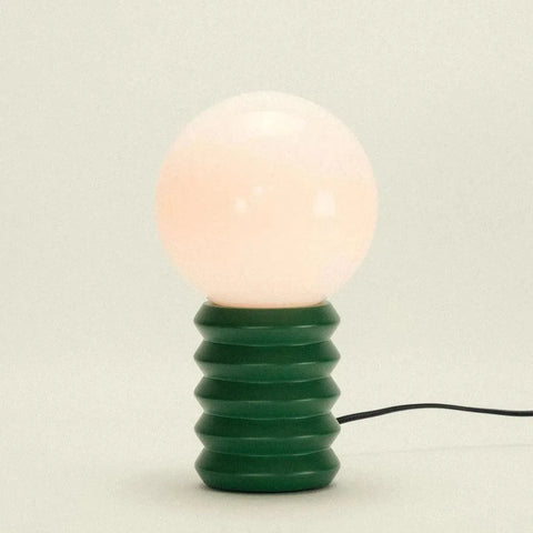Ribbon Lamp | Forest Green-Dennis Did It