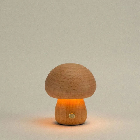 Timber Mushie Lamp | Beech | Small | US-Dennis Did It