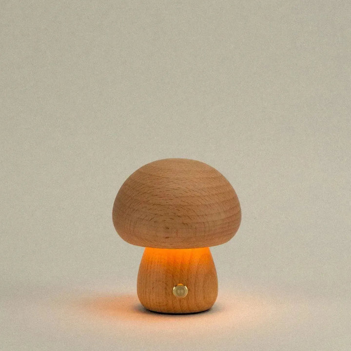 Timber Mushie Lamp | Beech | Small-Dennis Did It