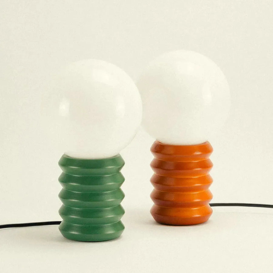 sculptural ceramic lamp bundle - ribbon and siren set - Dennis Did It