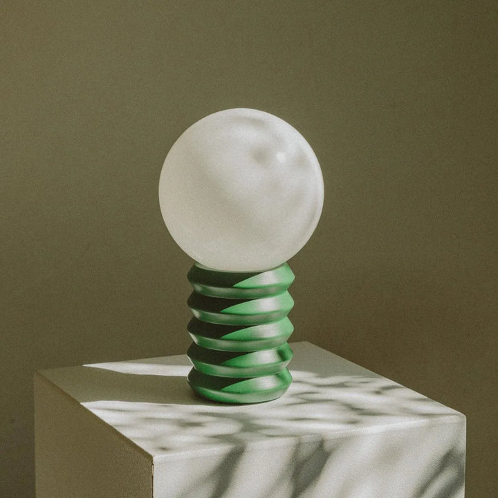 Ribbon Lamp | Forest Green-Dennis Did It