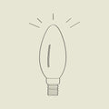 Light Globe | Warm (C35 to fit Siren, Ribbon, Tube + Spring Lamps)-2-Dennis Did It