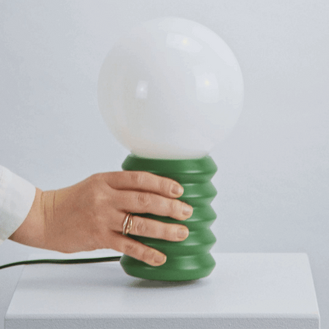 Ribbon Lamp | Forest Green