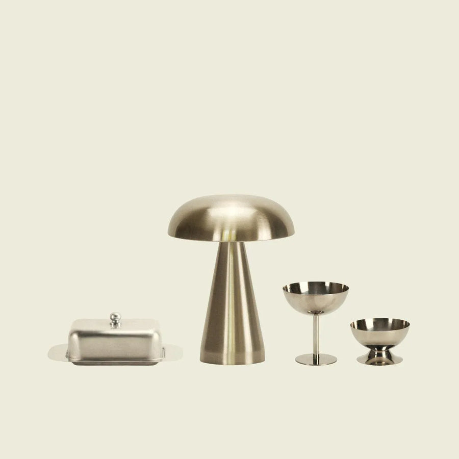 portable lamp and ceramic dish dinner party bundle - Dennis Did It