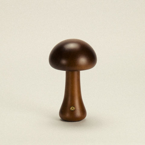 Mushie Lamp Duo | Small & Regular | Walnut