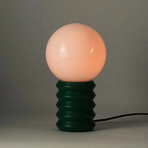 Ribbon Lamp | Forest Green | UK Plug-Dennis Did It