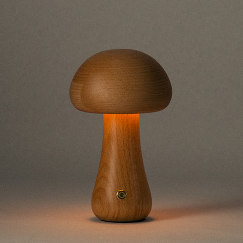 Mushie Lamp Duo | Small & Regular | Beech