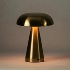 Portable Metal Touch Lamp | Brassy Gold-Dennis Did It