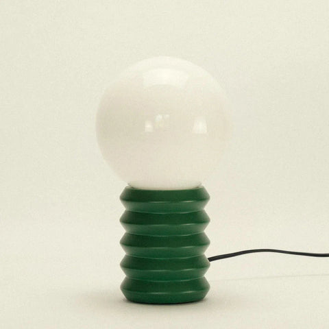 Ribbon Lamp | Forest Green | UK Plug-Dennis Did It