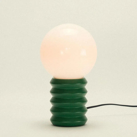 Ribbon Lamp | Forest Green | UK Plug-Dennis Did It