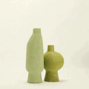 ceramic vase - matcha green glaze - Dennis Did It