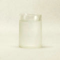 ribbed drinking glass - textured glassware - Dennis Did It