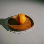 round decorative tray - minimalist home object - Dennis Did It