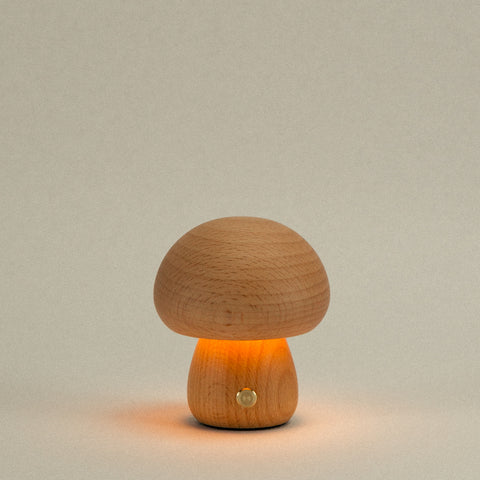 Mushie Lamp Duo | Small & Regular | Beech