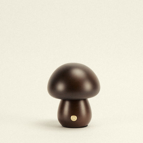 Mushie Lamp Duo | Small & Regular | Walnut
