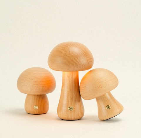 Timber Mushie Lamp | Beech | Regular