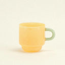 ceramic cup butter colourway - minimalist handmade mug - Dennis Did It