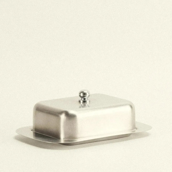ceramic butter dish - minimalist considered design - Dennis Did It