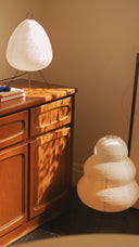 rice paper floor lamp trio bundle - three lamp set - Dennis Did It