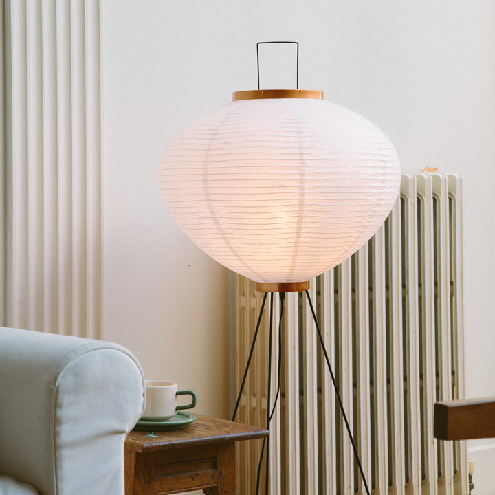 rice paper floor lamp trio bundle - three lamp set - Dennis Did It