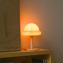 ceramic mushroom table lamp - citrus yellow - Dennis Did It