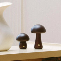 Timber Mushie Lamp | Walnut | Regular-Dennis Did It