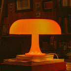 square floor lamp and blood orange ceramic lamp bundle - Dennis Did It