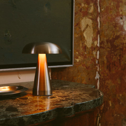 Portable Metal Touch Lamp | Aluminium