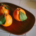 oval decorative tray - minimalist considered home object - Dennis Did It