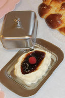 ceramic butter dish - minimalist considered design - Dennis Did It