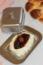 ceramic butter dish - minimalist considered design - Dennis Did It