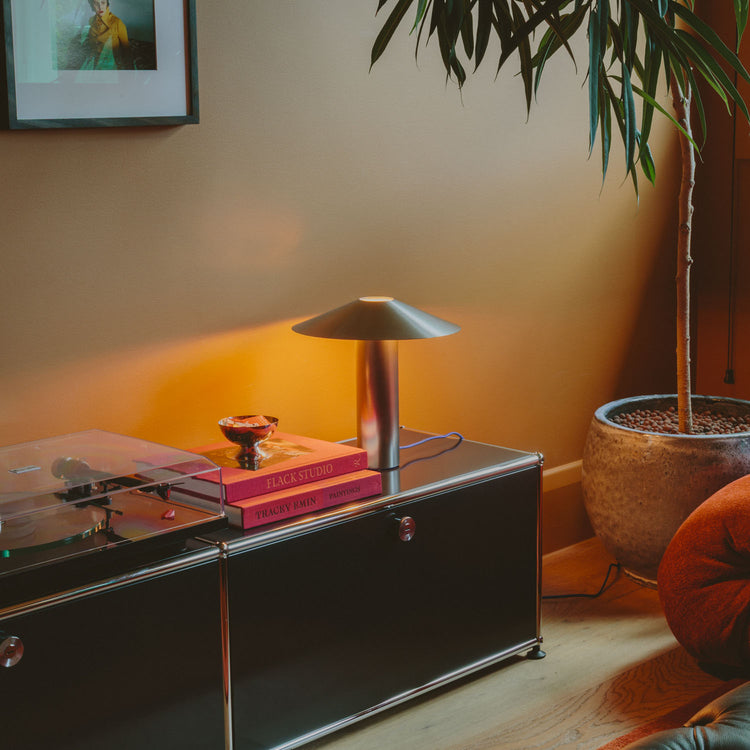 Hoist Lamp | Brushed Metal