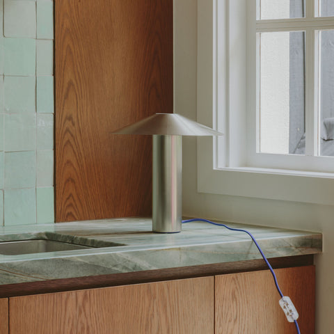 Hoist Lamp | Brushed Metal