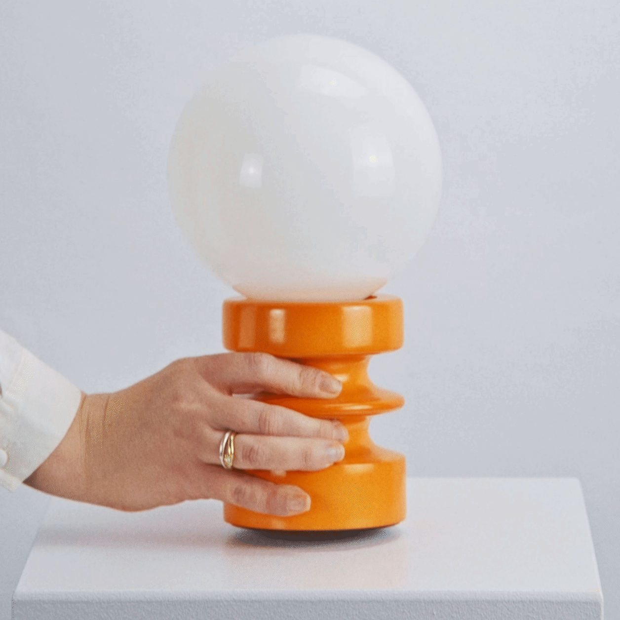 Siren Lamp | Blood Orange - styled room