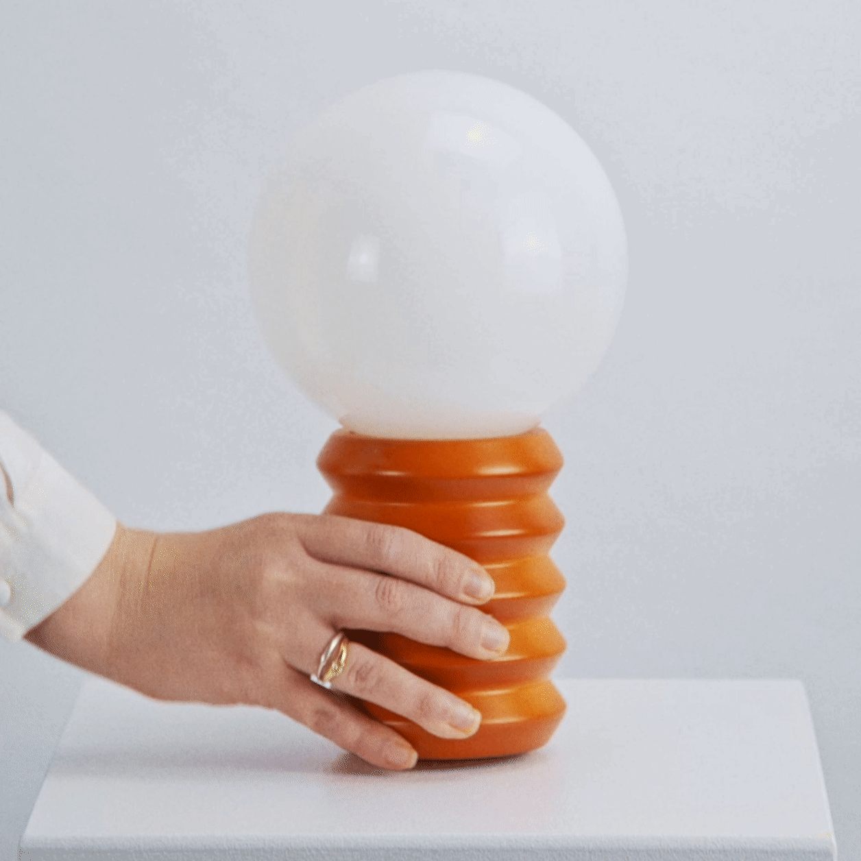 Ribbon Lamp | Blood Orange - styled room