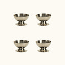 ceramic dish set of 4 - short round trays - Dennis Did It