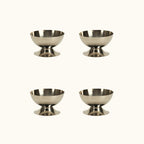 ceramic dish set of 4 - short round trays - Dennis Did It
