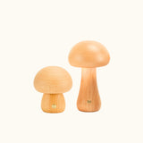 Mushie Lamp Duo | Small & Regular | Beech