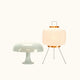 Boxy + Puffball Snow White Lamp Bundle