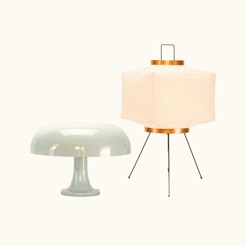 Boxy + Puffball Snow White Lamp Bundle