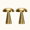 Brassy Gold Lamp Duo | Ships Late Oct