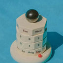 tactile interactive desktop calendar - considered home object - Dennis Did It