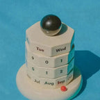 tactile interactive desktop calendar - considered home object - Dennis Did It